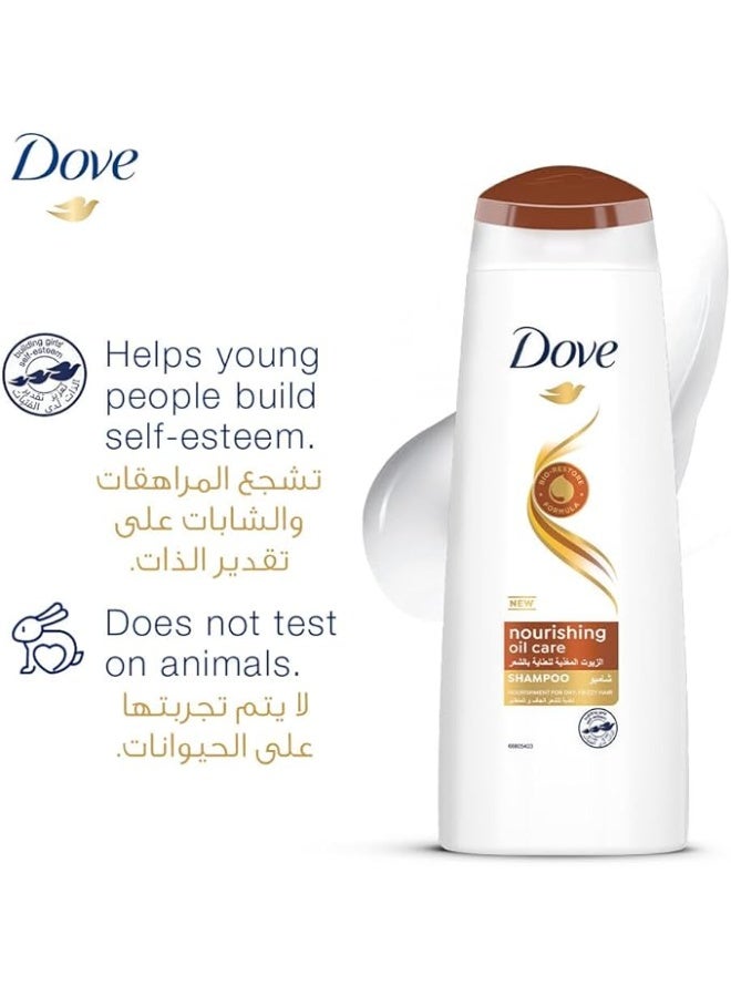 دوف شامبو دوف للعناية بالزيوت المغذية، عناية مغذية لشعر أكثر نعومة بنسبة تصل إلى 100%، 400 مل + بلسم، 320 مل - Image 4